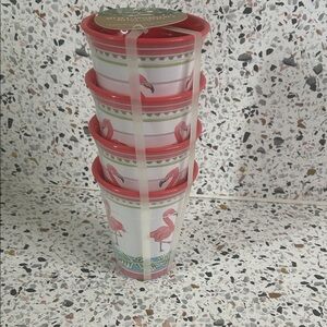 Tommy Bahama Red Tropical Cups